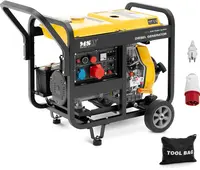 MSW Noodgenerator diesel - 2500 / 7500 W - 12,5 L - 230/400 V - mobiel - AVR - Euro 5