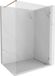 Mexen Lunar paroi de douche Walk-in droite 140 x 200 cm, transparent 8 mm, cuivre brossé