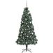 Sapin de Noël artificiel pré-éclairé avec ensemble de boules