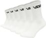 Vans 6 paar Classic Crew sportsokken Tennissokken VN000 QCB Wit Unisex Katoen 39-42