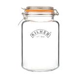 Kilner 3 liter vierkante clip top pot