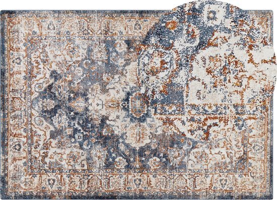 DVIN - Vintage vloerkleed - Beige - 160 x 230 cm - Polypropyleen