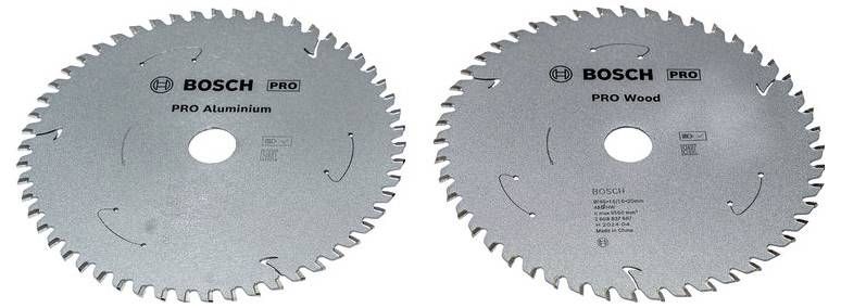 Bosch Accessoires PRO Wood/Alu Cirkelzaagbladen | 165 mm | Cordless | 2 stuks - 2608644733