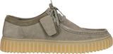 CLARKS Torhill Low Herren Dunkelgrün Leder Schnürung