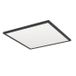 Eglo connect.z Smart Home plafonnière pour salle de bain Rovito-Z, ZigBee | Contrôle par application Alexa et commande vocale, blanc chaud-blanc froid, RVB, dimmable, noir, IP44, 50 x 50 cm