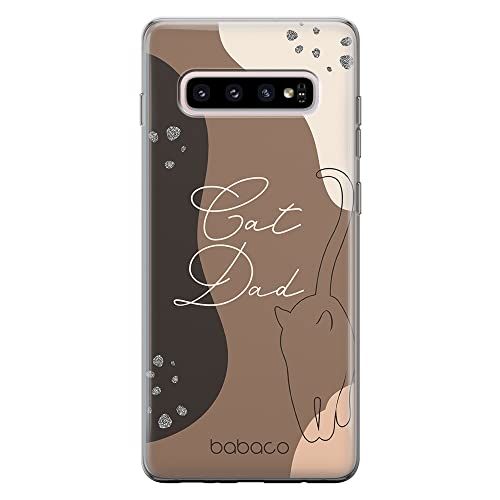 ERT GROUP mobiele telefoonhoesje voor Samsung S10 PLUS - Babaco Cats 010