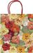 Sac cadeau en papier, motif fleurs d'été
