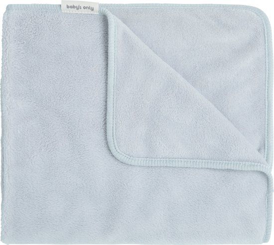 Baby's Only Wiegdeken Cozy - 70x95 cm - Misty Blue - Teddy - 2.0 TOG