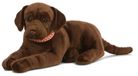 Grand chien en peluche Labrador, 60 cm, couleur chocolat