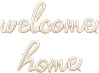 Folieballon Party Deco Welcome Home Folieballon Cappuccino