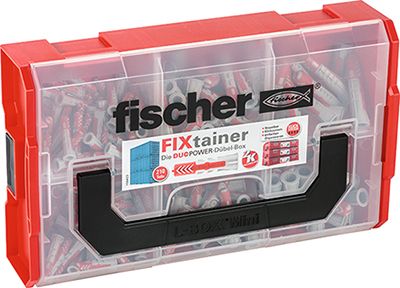 Fischer 535968 Opslagdozen Zwart, Rood, Transparant