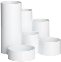 Maul Tubo Pen Holder - White - Plastic