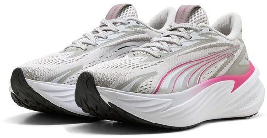 Puma Maxima Pro 313313 Hardloopschoenen Mannen 42 Feather Gray-Gray Echo-Pink Opal-Puma White
