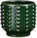 Mica Decorations Bloempot Boaz - gebobbeld - groen - 13 x 14 cm
