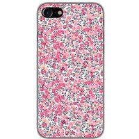 Apple iPhone 8 Liberty Wiltshire Rose Bedrukt Siliconen Hoesje