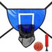 Merkloos Trampoline Basketbalmand met Mini Basketbal - Geschikt voor Kinderen en Volwassenen