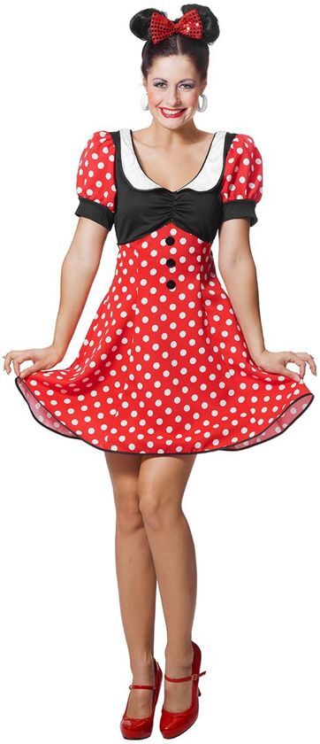 Feestbeest.nl Minnie Mouse jurk voor dame maat 46