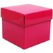 Merkloos 10x Roze cadeauverpakking decoratie 10 cm kubus
