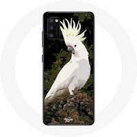 Maniacase Hoesje voor Samsung Galaxy S20 plus Cacatoes White Parrots on Tree