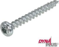 Dynaplus - Unischroef - Torx 25 Cilinderkop - 5x50mm - Verzinkt - Voldraad (200 stuks)
