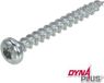 Dynaplus - Unischroef - Torx 25 Cilinderkop - 5x50mm - Verzinkt - Voldraad (200 stuks)