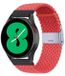 By Qubix Qubix - Braided nylon bandje - Lichtrood - Geschikt voor Xiaomi Redmi Watch 5 Active / Redmi Watch 5 Lite
