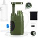 Kit de filtre à eau extérieur - Filtre à eau 3-en-1 - Très léger - Purification de l'eau - Kit de survie