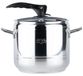Autocuiseur 7 litres Acier inoxydable Gaz et induction 22 cm certifié LFGB