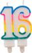 Folat Bougie chiffre pailletée 16 ans