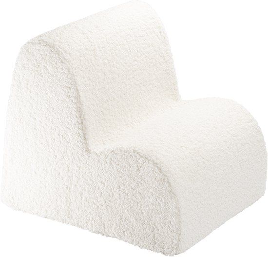 Wigiwama Teddy Cloud Chair / Fauteuil - 60x50x50cm - Cream White