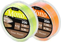 Trout Master Lijn Nylon Hi-Vis mono 200m Geel