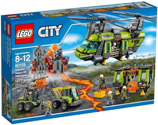 LEGO City Vulkaan Zware Transport Helikopter - 60125