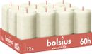 Bolsius - Rustieke Kaars - Ivoor - 12 stuks - 13 cm - 60 branduren