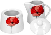 Van Well Koffie-aanvulset melkkan & suikerpot Monika