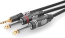 Sommer Cable HBA-3S62-0300 Y-adapterkabel 3 m - Insert kabel