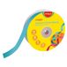 Keyroad Satijnen lint cadeaulint / 25 x 22 mm / 86 m / satijnen lint op spoel, blauw