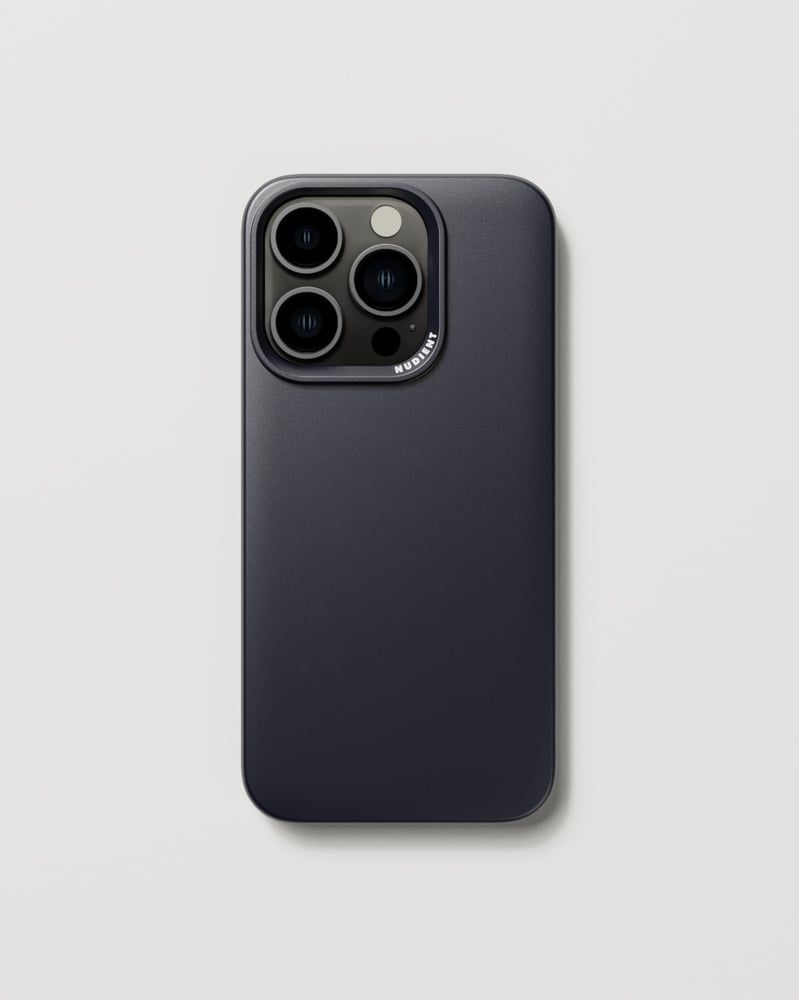 Nudient Thin Case for iPhone 15 Pro - Midwinter Blue - MagSafe