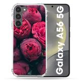 Cokitec Samsung Galaxy A56 5G Pioenroos bloem Versterkte hoes
