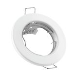 Brightium Witte stevige ring, rond
