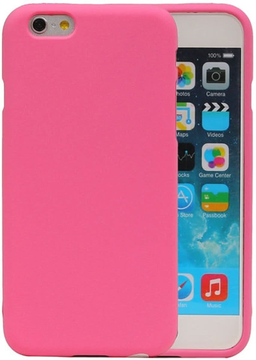 Best Cases Roze Zand TPU back case cover hoesje voor Apple iPhone 6 / 6s