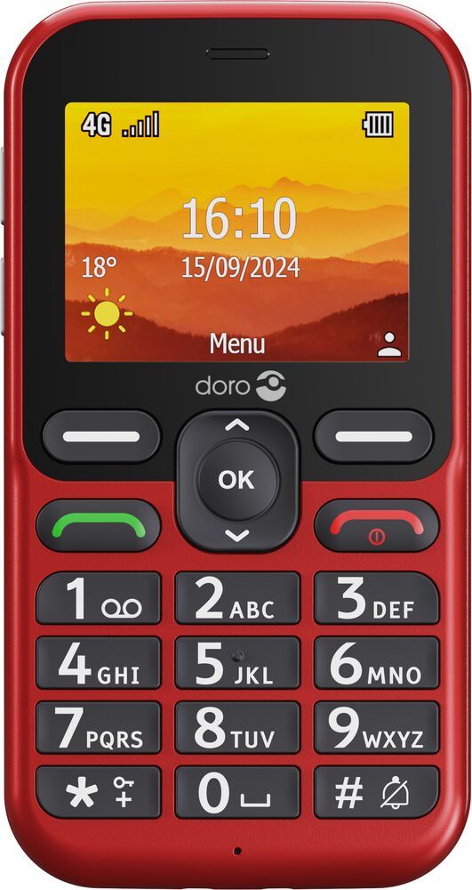 Doro Leva 10 Senioren GSM - Rood - 4G