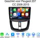 JUNSUN Autoradio Geschikt voor Peugeot 207 CC 2006-2015 - 2GB+64GB - Draadloze CarPlay & Andriod Auto - Bluetooth - GPS-navigatiesysteem - Stuurwielbediening - WiFi - 9-inch Touchscreen - RDS - USB