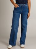 IVY Beau Haeley jeans - Blauw - Wide Leg Fit - Katoen