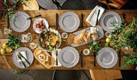 ALESSI Dressed Air Diep bord 23cm melamine Lichtgrijs