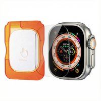Accezz Gehard Glas Screenprotector met applicator smartwatch - Geschikt voor Apple Watch Ultra 1 / 2 / 3 - 49 mm