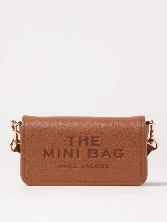 Marc Jacobs The Leather Mini Bag Crossbody Clutch - Brown - Women