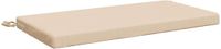 vidaXL Bankkussen SOEST 100% Polyester Crèmekleurig 60 x 40 x 5 cm