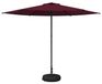 Syfax Tuinparasol met Basis Rechthoekig 3 x 3 m Polyester