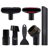 Vonsera 7-delige stofzuigeraccessoireset, universele sproeiers 32-35 mm, incl. voegenzuigmond, auto-mondstuk en stofferingsborstel, voor Kärcher, Miele, Bosch, Siemens en etc, ideaal voor dierenharen