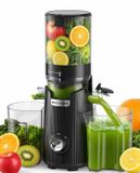Max centrifuge, extracteur de jus lent, 300W, 135 mm, sans BPA, noir